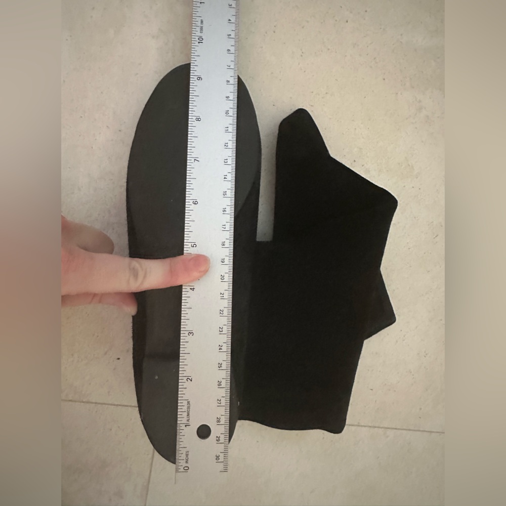 Louis Vuitton Heritage Black Suede Boots 37 1/2 - Picture 8 of 9